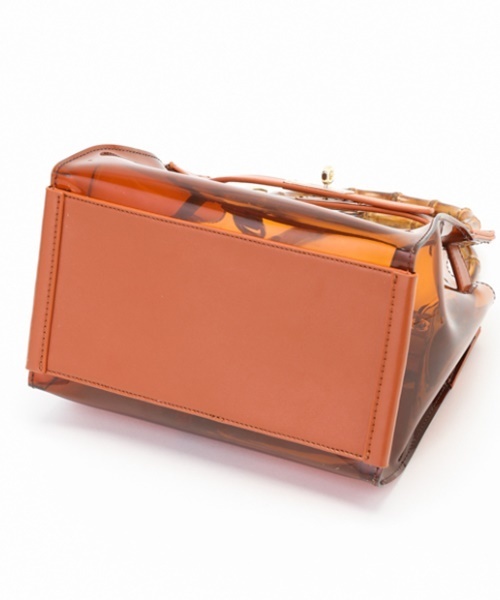 LE VERNIS（ル・ベルニ）の「クリアアーバンバッグS（ハンドバッグ・レディース・ブラック/ミント/キャメル/クリア・FREE）」の8枚目の写真