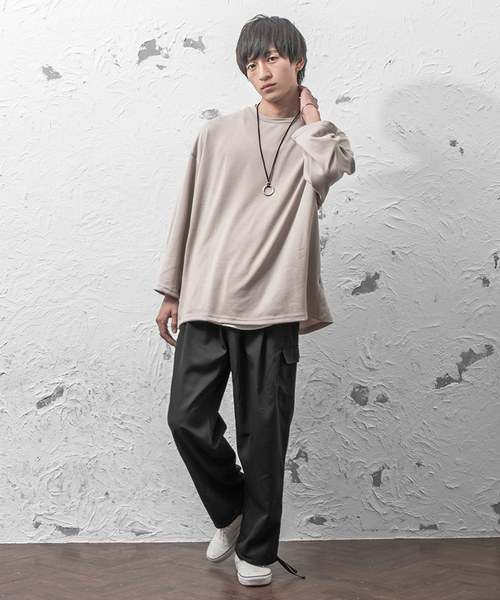 MinoriTY（マイノリティ）の「バルーンワイドカーゴパンツ（カーゴパンツ・メンズ・ブラック/カーキ/チャコール・M/L）」の12枚目の写真