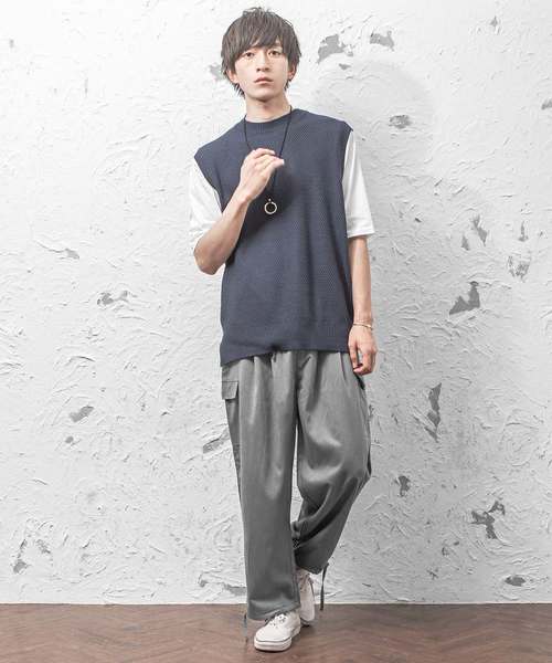 MinoriTY（マイノリティ）の「バルーンワイドカーゴパンツ（カーゴパンツ・メンズ・ブラック/カーキ/チャコール・M/L）」の14枚目の写真