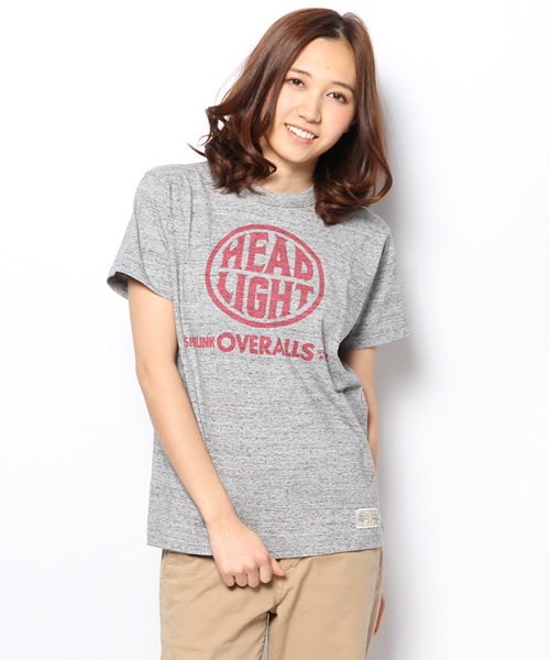 BEAMS BOY(ビームスボーイ)の「HEAD LIGHT / COMMERCIAL-T(Tシャツ/カットソー・レディース・ホワイト/グレー・ONE SIZE)」の1枚目の写真