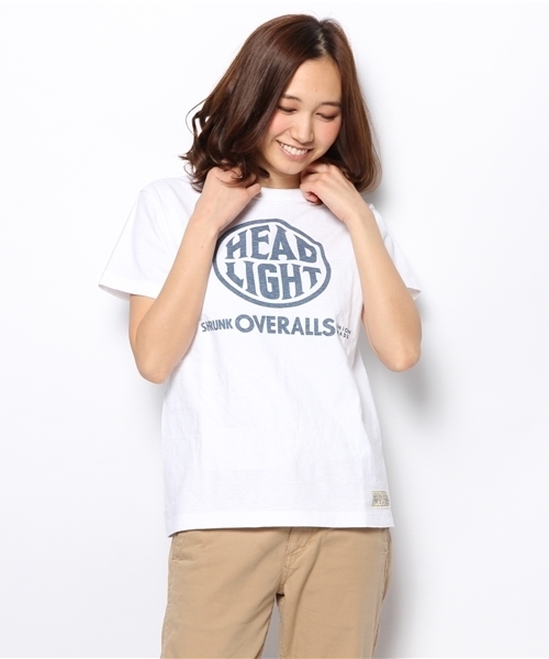 BEAMS BOY(ビームスボーイ)の「HEAD LIGHT / COMMERCIAL-T(Tシャツ/カットソー・レディース・ホワイト/グレー・ONE SIZE)」の2枚目の写真