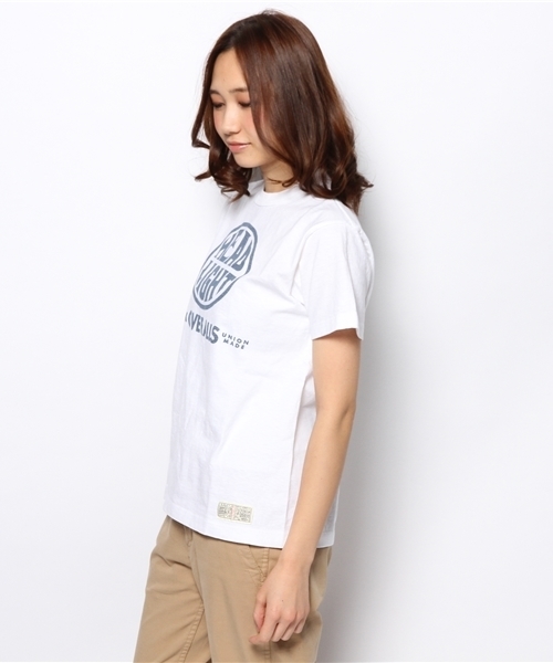 BEAMS BOY(ビームスボーイ)の「HEAD LIGHT / COMMERCIAL-T(Tシャツ/カットソー・レディース・ホワイト/グレー・ONE SIZE)」の4枚目の写真