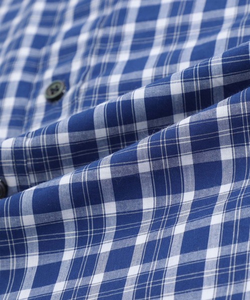 Name.(ネーム)の「【Name.】ギンガムチェックハーフスリーブシャツ / NMSH-19SS-007(シャツ/ブラウス・メンズ・オレンジ/ブルー・0/1)」の10枚目の写真