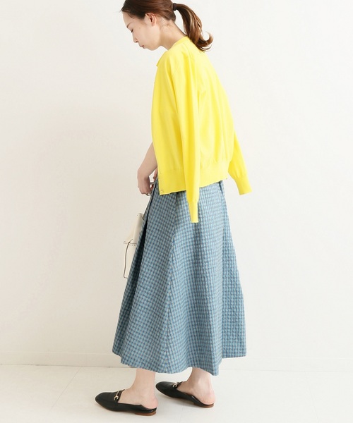 IENA（イエナ）の「ランダムタックミニチェックスカート◆（スカート・レディース・ピンク/ブルー・40/38/36/34）」の12枚目の写真