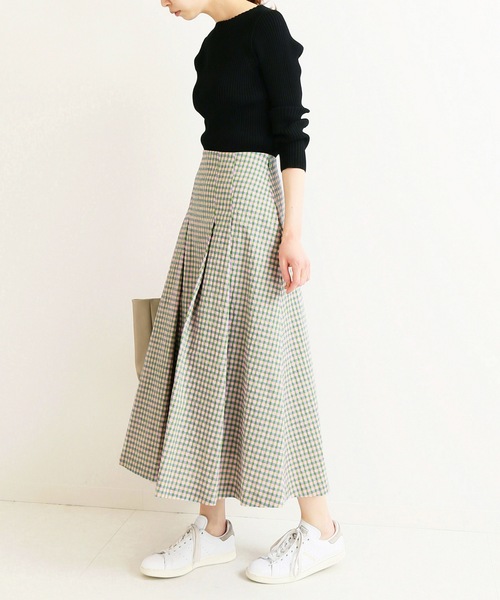 IENA（イエナ）の「ランダムタックミニチェックスカート◆（スカート・レディース・ピンク/ブルー・40/38/36/34）」の15枚目の写真