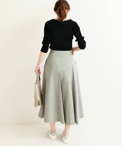 IENA（イエナ）の「ランダムタックミニチェックスカート◆（スカート・レディース・ピンク/ブルー・40/38/36/34）」の16枚目の写真