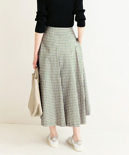 IENA（イエナ）の「ランダムタックミニチェックスカート◆（スカート・レディース・ピンク/ブルー・40/38/36/34）」の17枚目の写真