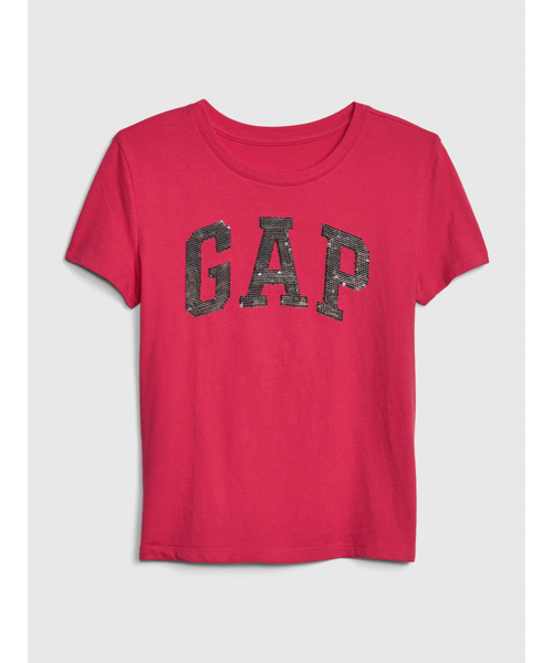 GAP（ギャップ）の「変身スパンコール GapロゴTシャツ (キッズ)（Tシャツ/カットソー・キッズ・その他/ブルー系その他/イエロー系その他/ピンク系その他/ブルー系その他2/ピンク系その他2・S/M/L/XL/XS/XXL）」の9枚目の写真
