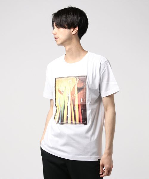 Quiksilver(クイックシルバー)の「半袖Tシャツ QUIKSILVER DESI QST192038(Tシャツ/カットソー・メンズ・ホワイト/ブラック・M/L)」の2枚目の写真