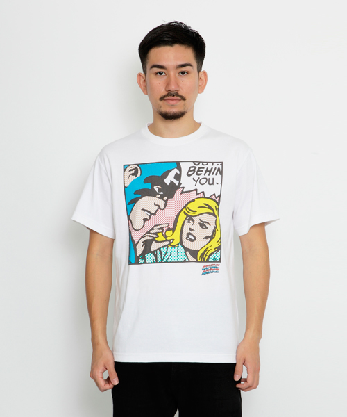 XLARGE(エクストララージ)の「XLARGE|CAPTAIN AMERICA S/S TEE CAP / キャプテン・アメリカ(Tシャツ/カットソー・メンズ・ホワイト/ブラック/ブルー/アッシュグレー・SMALL/X-LARGE/MEDIUM/LARGE)」の2枚目の写真