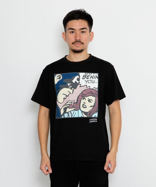 XLARGE(エクストララージ)の「XLARGE|CAPTAIN AMERICA S/S TEE CAP / キャプテン・アメリカ(Tシャツ/カットソー・メンズ・ホワイト/ブラック/ブルー/アッシュグレー・SMALL/X-LARGE/MEDIUM/LARGE)」の1枚目の写真