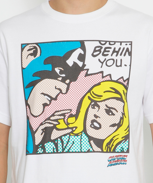 XLARGE(エクストララージ)の「XLARGE|CAPTAIN AMERICA S/S TEE CAP / キャプテン・アメリカ(Tシャツ/カットソー・メンズ・ホワイト/ブラック/ブルー/アッシュグレー・SMALL/X-LARGE/MEDIUM/LARGE)」の6枚目の写真