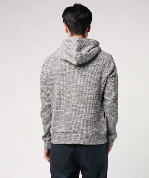 ATTACHMENT(アタッチメント)の「20/1 Co/Peワッフル ZIP UP パーカー(パーカー・メンズ・ブラック系その他/ホワイト系その他・2/1/3)」の4枚目の写真