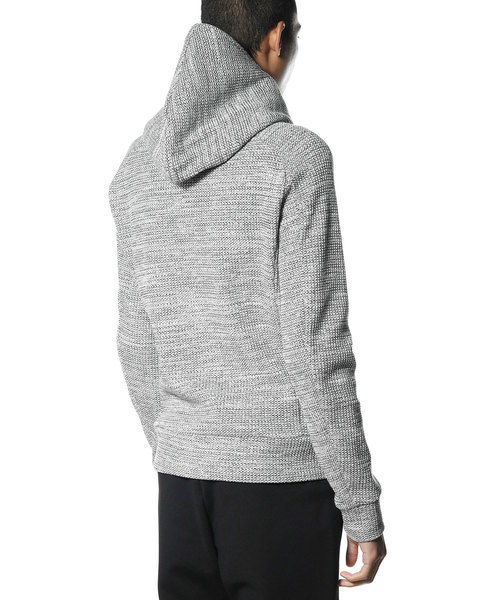 ATTACHMENT(アタッチメント)の「20/1 Co/Peワッフル ZIP UP パーカー(パーカー・メンズ・ブラック系その他/ホワイト系その他・2/1/3)」の6枚目の写真