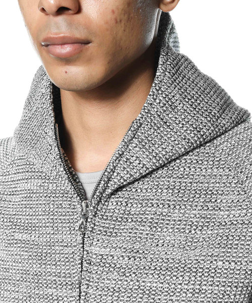 ATTACHMENT(アタッチメント)の「20/1 Co/Peワッフル ZIP UP パーカー(パーカー・メンズ・ブラック系その他/ホワイト系その他・2/1/3)」の7枚目の写真