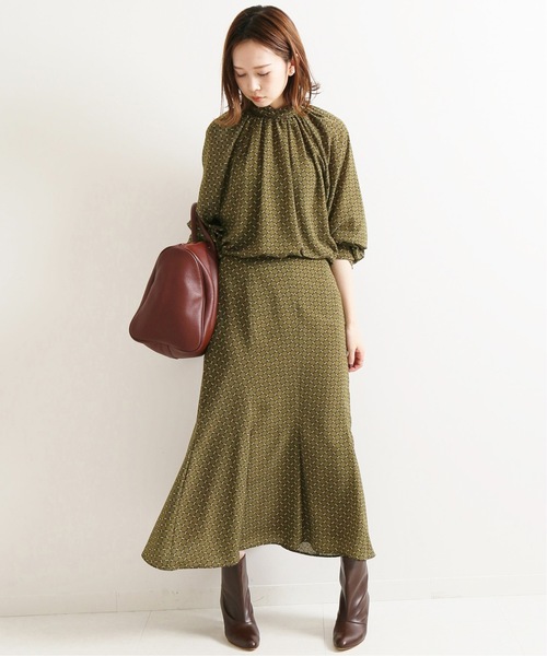 セール】IENA LA BOUCLE チェーンプリント スカート◇（スカート