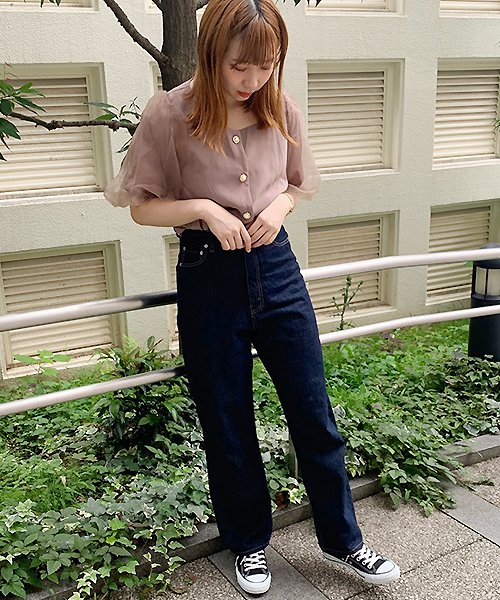 apres jour(アプレジュール)の「袖チュールスクエアネックブラウス【ZOZOTOWN限定アイテム】(シャツ/ブラウス・レディース・ブラック/アイボリー/モカ・フリー)」の12枚目の写真