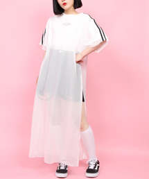WC/2ラインロングメッシュTシャツ