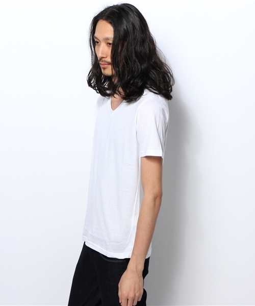 B'2nd(ビーセカンド)の「EL camino (エルカミノ) シルク混Tシャツ (919)(Tシャツ/カットソー・メンズ・オレンジ/ホワイト/ミント/ブルー・MEDIUM/LARGE)」の6枚目の写真