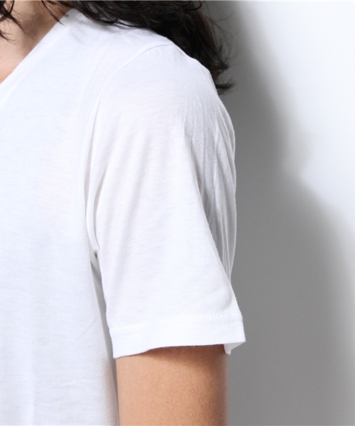 B'2nd(ビーセカンド)の「EL camino (エルカミノ) シルク混Tシャツ (919)(Tシャツ/カットソー・メンズ・オレンジ/ホワイト/ミント/ブルー・MEDIUM/LARGE)」の9枚目の写真