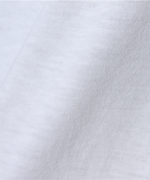 B'2nd(ビーセカンド)の「EL camino (エルカミノ) シルク混Tシャツ (919)(Tシャツ/カットソー・メンズ・オレンジ/ホワイト/ミント/ブルー・MEDIUM/LARGE)」の10枚目の写真