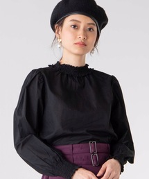 WEGO | WEGO/シャーリングハイネックシアーブラウス(シャツ/ブラウス)