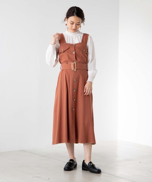 WEGO（ウィゴー）の「WEGO/シャーリングハイネックシアーブラウス（シャツ/ブラウス・レディース・ブラック/ホワイト/パープル/ドット/ブラウン系その他2・FREE）」の13枚目の写真