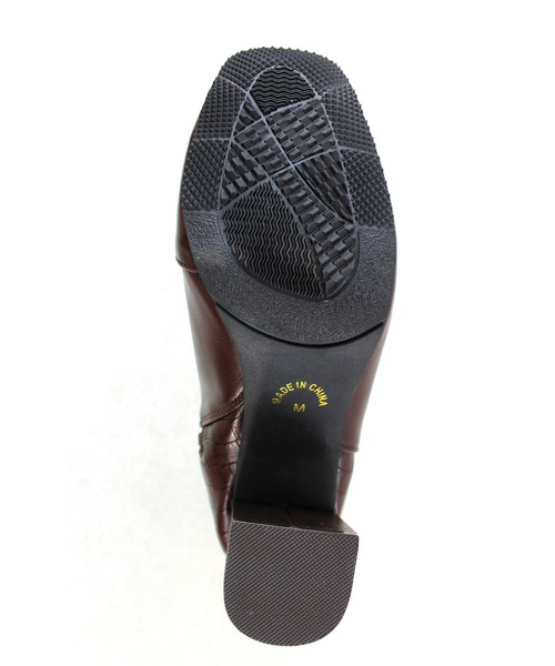 VIVIAN（ヴィヴィアン）の「バックデザイン切り替えショートブーツ（ブーツ・レディース・ブラック/ダークブラウン/アイボリー/ダークブラック・LL/S/M/L）」の14枚目の写真