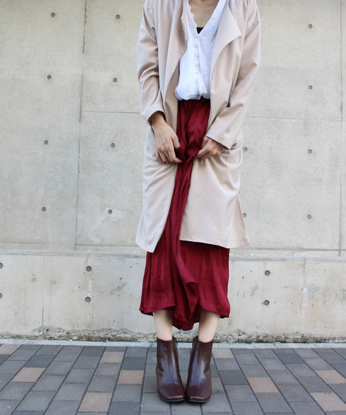 VIVIAN（ヴィヴィアン）の「バックデザイン切り替えショートブーツ（ブーツ・レディース・ブラック/ダークブラウン/アイボリー/ダークブラック・LL/S/M/L）」の20枚目の写真