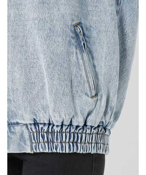 jouetie（ジュエティ）の「ケミカルデニムギャザーブルゾン（ブルゾン・レディース・ブラック/ピンク/ライトブルー/グリーン・MEDIUM）」の15枚目の写真