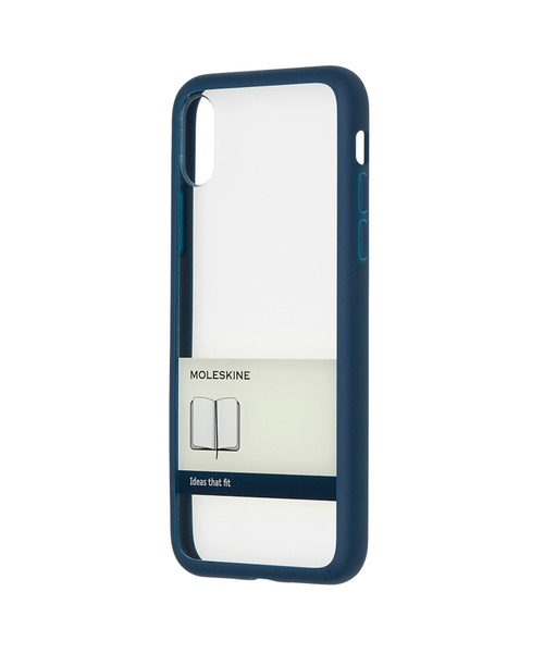 MOLESKINE（モレスキン）の「モレスキン デジタルデバイスカバー バンド付き 透明 ハードケース iPhoneX 対応（スマホケース/カバー・メンズ・ブラック/レッド/イエロー/ブルー・D/B/A/C）」の3枚目の写真