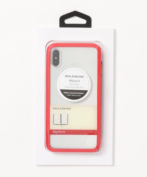 MOLESKINE（モレスキン）の「モレスキン デジタルデバイスカバー バンド付き 透明 ハードケース iPhoneX 対応（スマホケース/カバー・メンズ・ブラック/レッド/イエロー/ブルー・D/B/A/C）」の19枚目の写真