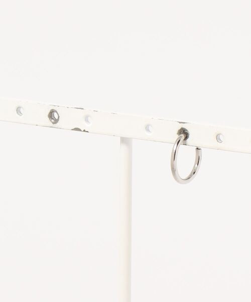 Fun & Daily(ファンアンドデイリー)の「F&D : 1ピース・スモールフープイヤリング(イヤリング・レディース・ブラック/シルバー/ゴールド/ブルー/レッド/オレンジ/グリーン/チャコールグレー/ホワイト/パープル・FREE)」の15枚目の写真