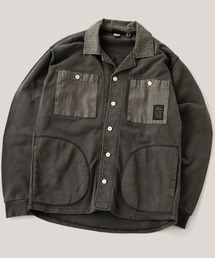 ピグメント裏毛シャツJKT