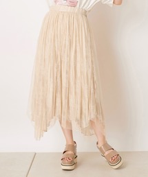 one after another NICE CLAUP | リバーシブルレースプリーツヘムスカート(スカート)