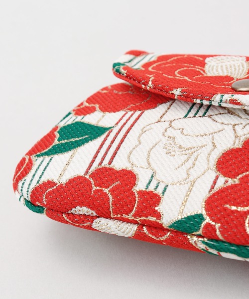 カヤ（カヤ）の「【カヤ】縞椿 親子がま口（コインケース・レディース・ホワイト/ネイビー/キナリ・FREE）」の7枚目の写真