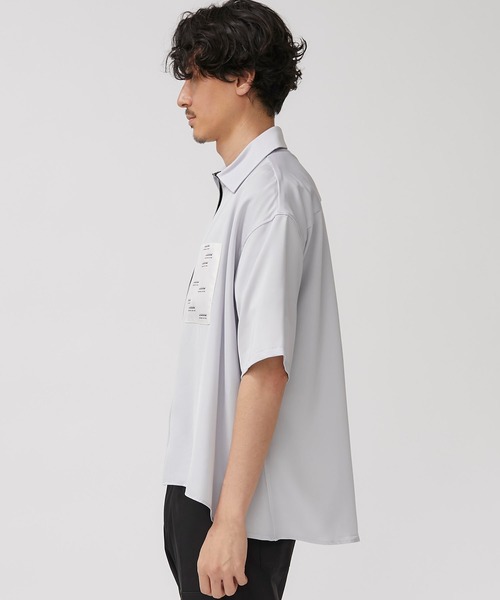 liberum（リベルム）の「【LIBERUM】ジップフレアーシャツ / 2020SS SH08（シャツ/ブラウス・メンズ・サックスブルー/ダークグリーン・1/2）」の19枚目の写真