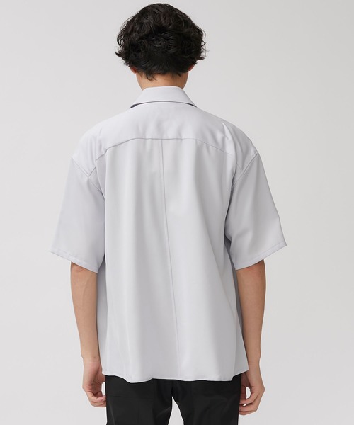 liberum（リベルム）の「【LIBERUM】ジップフレアーシャツ / 2020SS SH08（シャツ/ブラウス・メンズ・サックスブルー/ダークグリーン・1/2）」の18枚目の写真