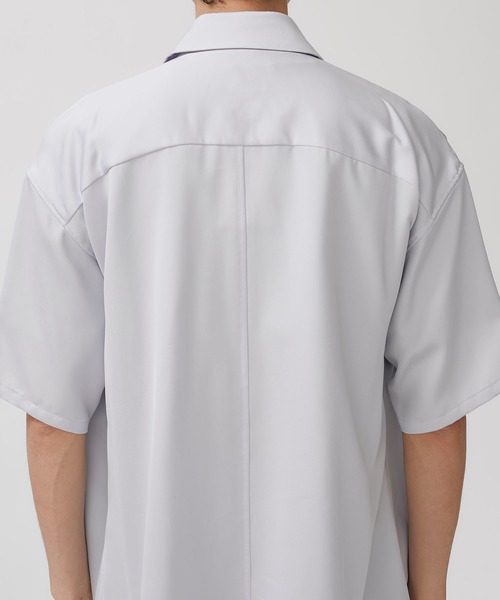 liberum（リベルム）の「【LIBERUM】ジップフレアーシャツ / 2020SS SH08（シャツ/ブラウス・メンズ・サックスブルー/ダークグリーン・1/2）」の17枚目の写真