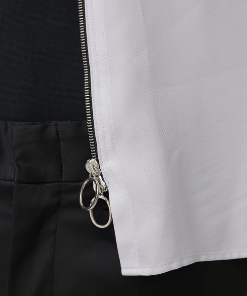 liberum（リベルム）の「【LIBERUM】ジップフレアーシャツ / 2020SS SH08（シャツ/ブラウス・メンズ・サックスブルー/ダークグリーン・1/2）」の13枚目の写真