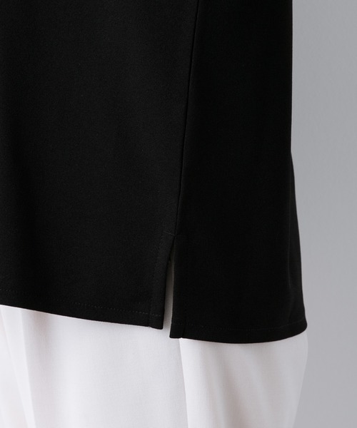 LEPSIM(レプシィム)の「【機能素材アイテム】ソデレース5S20SS 874184(Tシャツ/カットソー・レディース・ホワイト/ブラック/パープル/ライトベージュ・MEDIUM/LARGE)」の15枚目の写真