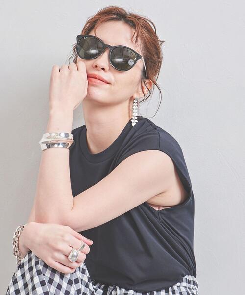 Ray-Ban（レイバン）の「＜Ray-Ban(レイバン)＞0RB4334D Y/STAR① サングラス★（サングラス・レディース・オリーブ/コバルトブルー・FREE）」の14枚目の写真