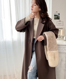 classicalelf | 定番、レトロシルエット。ダブルテーラードロングコート(チェスターコート)