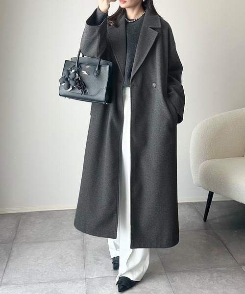 新品未使用　BEAUTY&YOUTH ダブルテーラーコート L 高級　上質 ダブルテーラードコート[品番：LAVW0012633]｜Leilian（レリアン）の