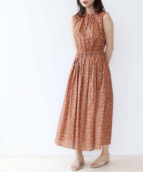 セール 2flower Print Long One Pice インポートプリント ワンピース Jines ジネス のファッション通販 Zozotown