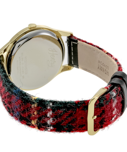 ABAHOUSE(アバハウス)の「【ハリスツイードコラボ】ヘンリーロンドン HENRY LONDON 腕時計 HARRIS TWEED COLLABORATION 替ベルト付 HL39-S-0430(アナログ腕時計・メンズ・ホワイト・フリー)」の4枚目の写真