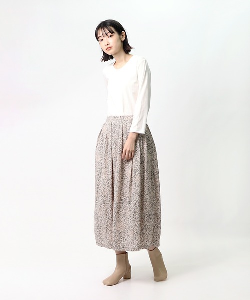 salle de bal(サルデバル)の「∴【 Maisons Laffitte / メゾンラフィット 】 スクエアショートブーツ HDMZL01(ブーツ・レディース・ブラック/ベージュ・38/39/36/37)」の8枚目の写真