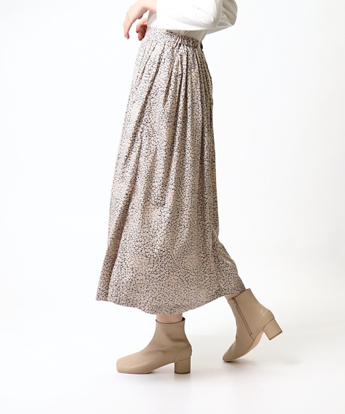 salle de bal(サルデバル)の「∴【 Maisons Laffitte / メゾンラフィット 】 スクエアショートブーツ HDMZL01(ブーツ・レディース・ブラック/ベージュ・38/39/36/37)」の9枚目の写真