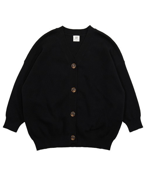 devirock（デビロック）の「コットン混リラックスカーディガン（カーディガン/ボレロ・キッズ・ライトブラウン/ベージュ/ブラック/ブルー系その他/ピンク系その他/ダークブラウン・110cm/120cm/130cm/140cm/150cm/100cm/160cm）」の12枚目の写真