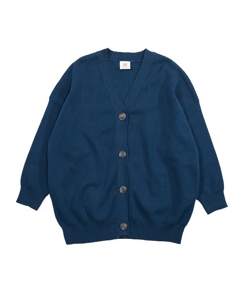 devirock（デビロック）の「コットン混リラックスカーディガン（カーディガン/ボレロ・キッズ・ライトブラウン/ベージュ/ブラック/ブルー系その他/ピンク系その他/ダークブラウン・110cm/120cm/130cm/140cm/150cm/100cm/160cm）」の13枚目の写真